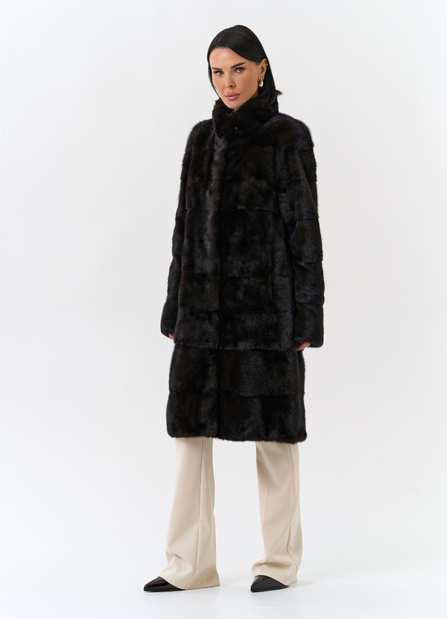 фото Шуба из меха норки модель № 25893
