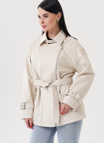 Женская куртка из натуральной кожи