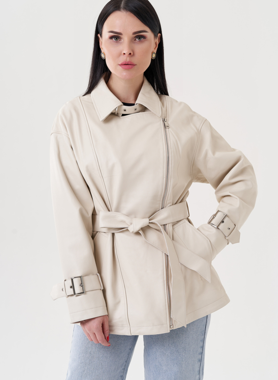 Женская куртка из натуральной кожи