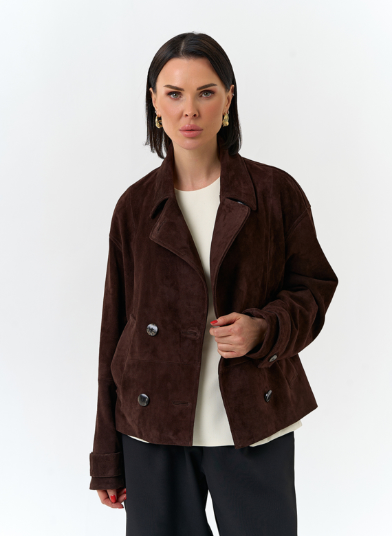 Женская куртка из натуральной замши