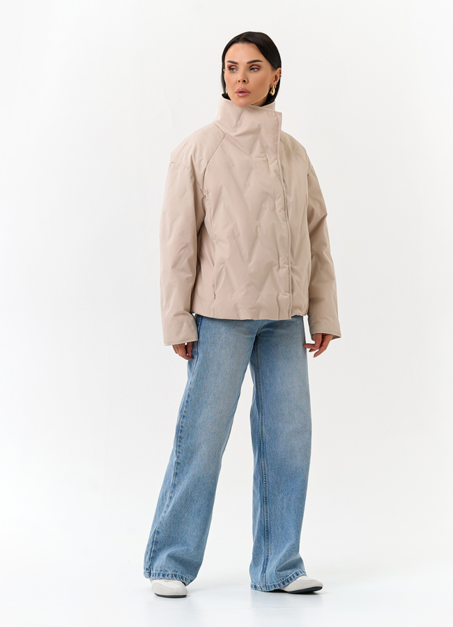 Женская куртка с воротником стойкой модель № 32836 в кредит